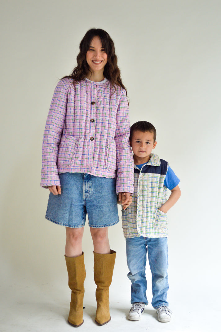 matchy boy quilted vest